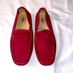 Pink loafers